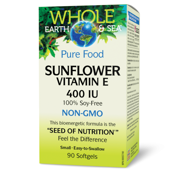 Whole Earth & Sea® Sunflower Vitamin E  400 IU  90 Softgels Supply