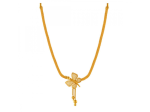 22k Butterfly Jali Work Gold Necklace For Discount