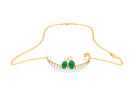 22k Charming Gold Necklace From Pc Chandra Mugdhaa Collection Supply