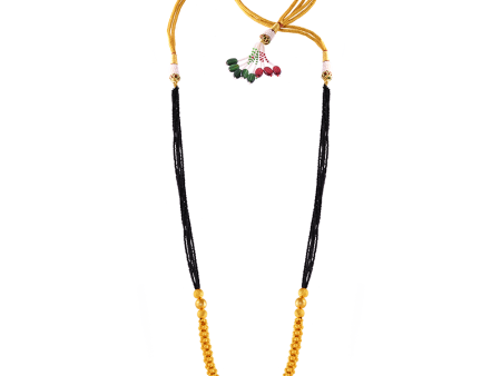 Charming 22k Gold Tushi Mangalsutra Online Hot Sale