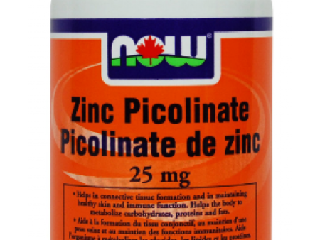 ZINC PICOLINATE 25MG 100C NOW Online now