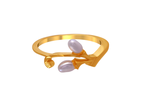 22k Duo-bead Gold Rings From Goldlites Collection Fashion