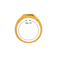 22KT Yellow Gold Ring For Men Online now