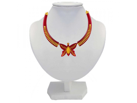 22k Butterfly Pola Gold Necklace Sale