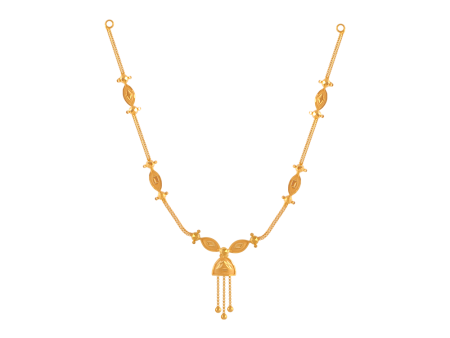 22KT (916) Yellow Gold  Necklace For Women Supply