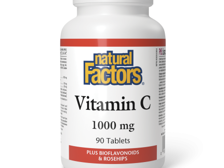 Natural Factors Vitamin C   plus Bioflavonoids & Rosehips   1000 mg  90 Tablets Online Sale