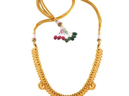 22k Yellow Gold Thusi Necklace For Women Online Sale