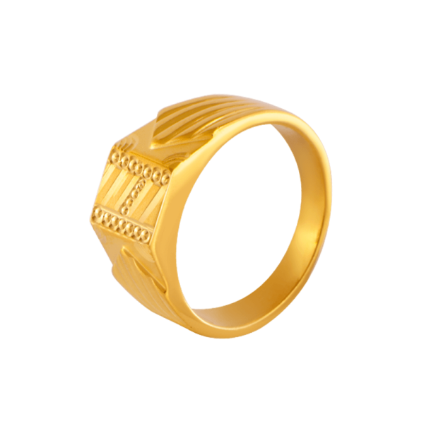 22KT Yellow Gold Ring For Men Online now