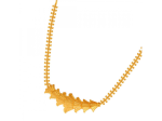 Statement Floral Gold Neckpiece Cheap