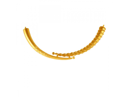 22k Round Gold Choker With Intricate Craftsmanship Supply