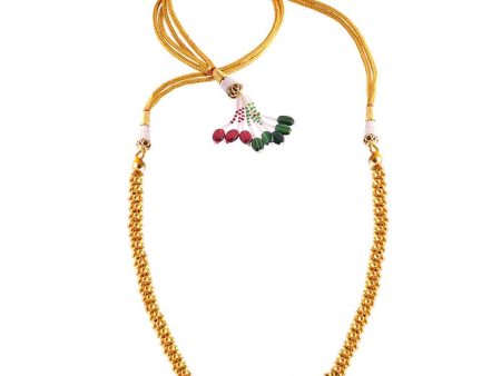 22k Gold Thusi Necklace For Women For Sale