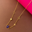 Beautiful 22k Gold Necklace With Delicate Floral Details Fashion