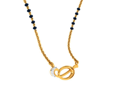 22KT (916) Yellow Gold Mangalsutra (artificial Beaded) For Women Online Hot Sale