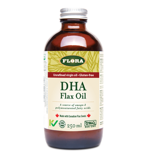 FLAX OIL 250ML DHA FLORA For Sale