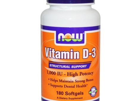 D3-VIT 1000U 180CAP NOW Online