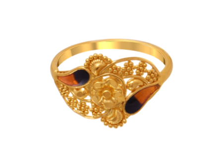 22k Droplet Gem Gold Rings From Goldlites Collection For Sale