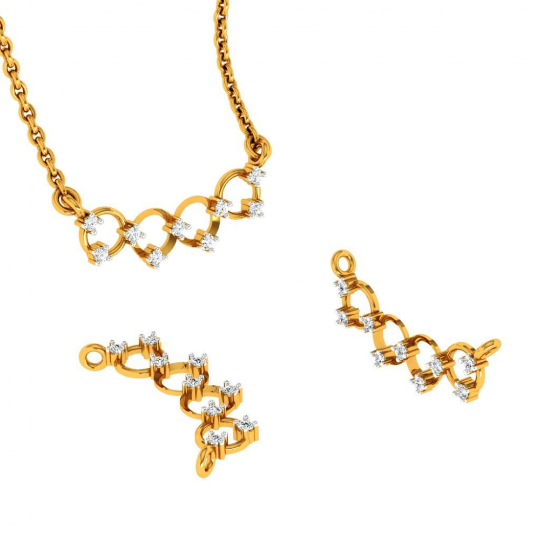 22KT (916) Yellow Gold Mangalsutra (artificial Beaded) For Women Sale