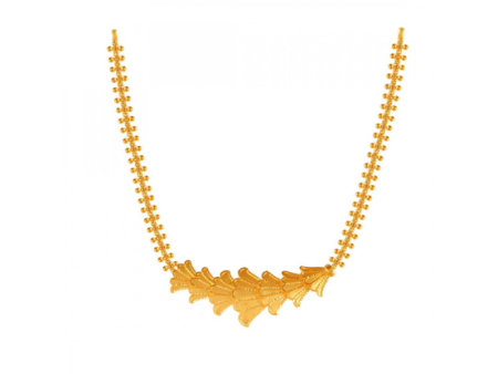 Statement Floral Gold Neckpiece Cheap