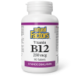 Natural Factors Vitamin B12  250 mcg  90 Tablets on Sale