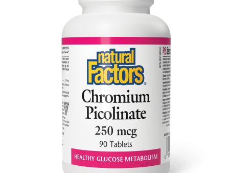 Natural Factors Chromium Picolinate  250 mcg  90 Tablets Online