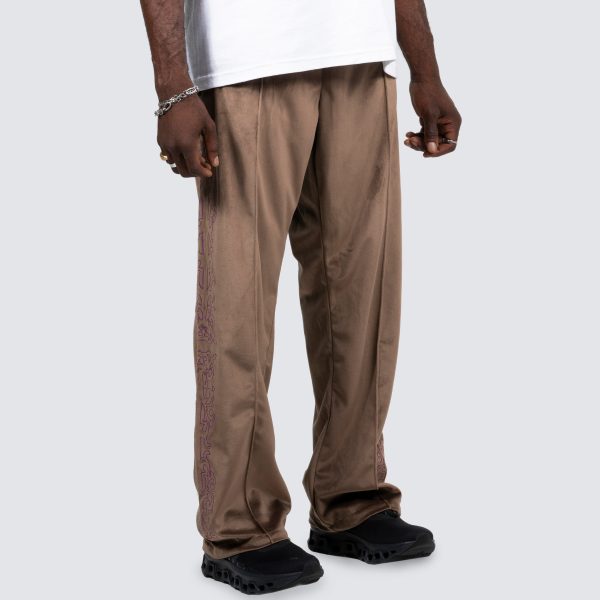 UNQUOTE VELOUR TRACK PANTS Online now