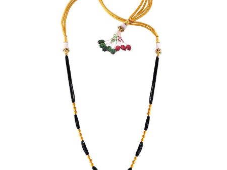 Distinctive Gold Thusi Mangalsutra For Women For Cheap