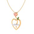 Lovely Shape Gold Pendant For Girls Discount