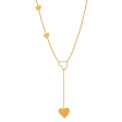 Gleaming 22k Gold Chain With A Small Dangler And Heart Shaped Design Online now