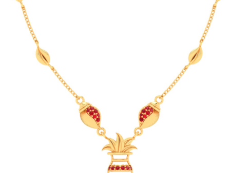 Beautiful 22k Gold Kalash Necklace From Mugdhaa Collection Online Sale