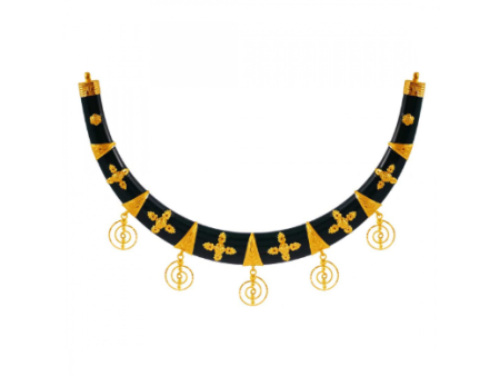 22k Black Pola Hanshuli Necklace Cheap