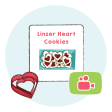 Linzer Heart Cookies Kit Fashion