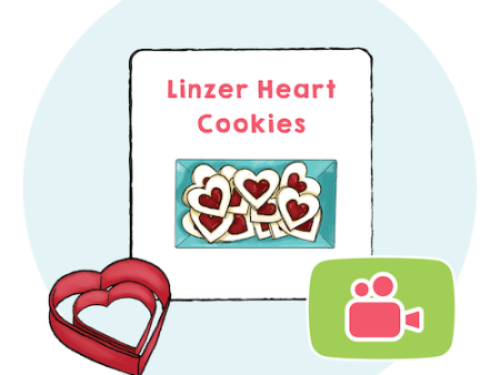 Linzer Heart Cookies Kit Fashion