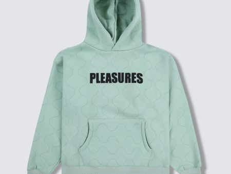 WAVE QUILTED HOODIE For Cheap