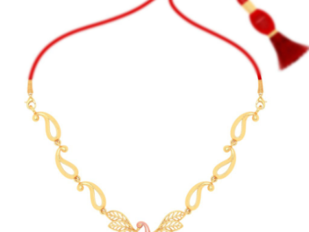 22k Bird Shaped Elegant Gold Necklace Design Sale