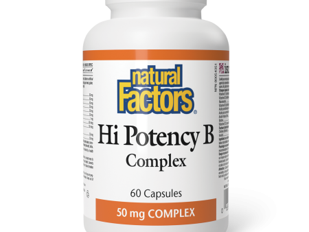 Natural Factors Hi Potency B Complex  50 mg  60 Capsules Online now