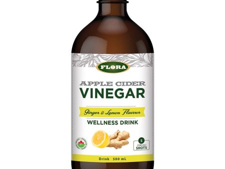 APPLE CIDER VINEGAR 500ml GINGER & LEMON For Cheap