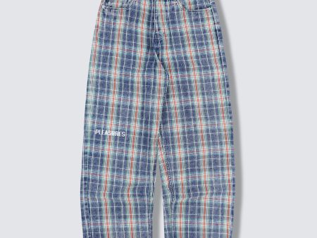 FORMULA PLAID BAGGY JEANS Discount