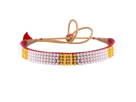 22k Opulent Tushi Gold & Pearl Choker Online Sale