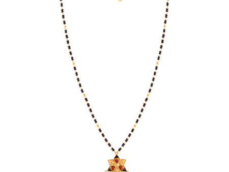 22KT (916) Yellow Gold  Mangalsutra For Women Fashion