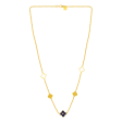 Beautiful 22k Gold Necklace With Delicate Floral Details Fashion