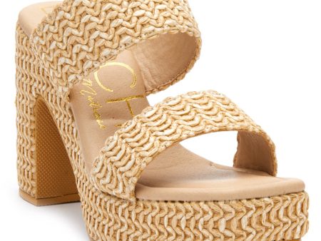 Matisse Gem Platform Heel ~ Natural Fashion