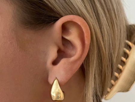 ALV Jewels Kylie Hoop Earrings ~ 18K Gold Filled Hot on Sale