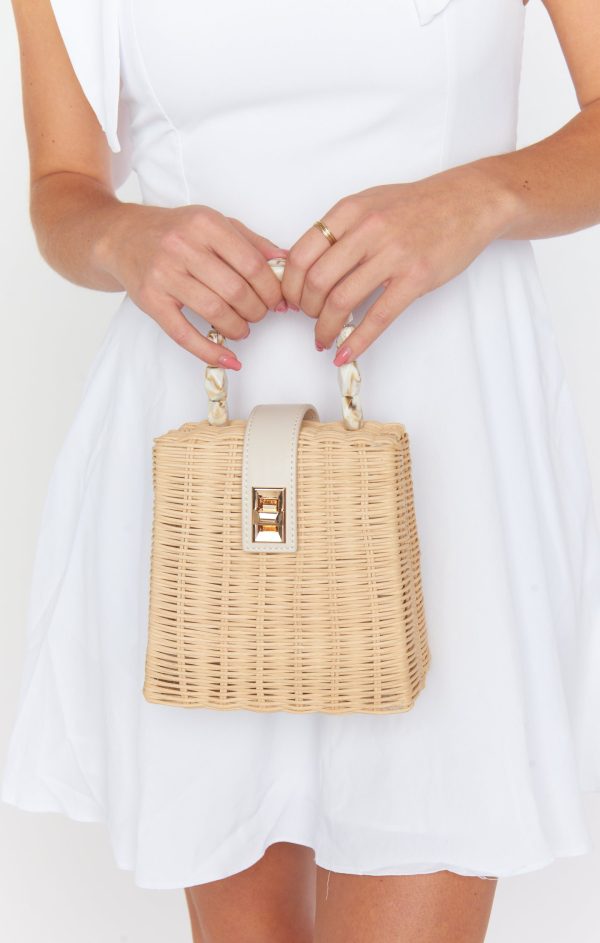 Jordie Straw Bag ~ Natural Supply