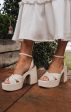 Dolce Vita Wessi Platform Heel ~ Vanilla Pearl Discount