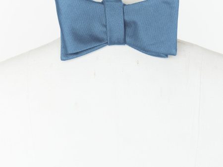 Josh Bow Tie ~ Slate Blue Solid Online now