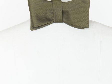 Josh Bow Tie ~ Rich Olive Solid Online Sale