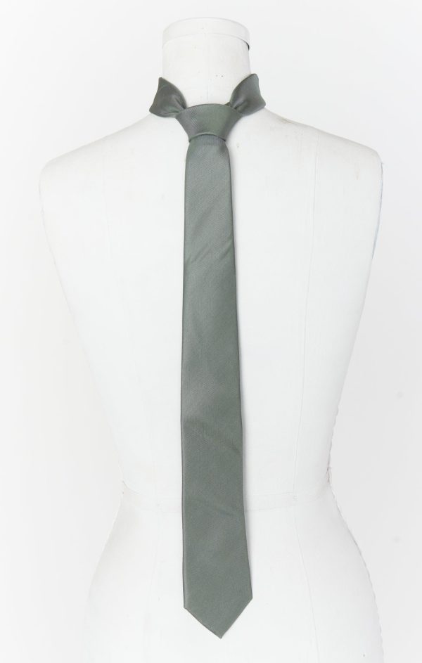 Nico Neck Tie ~ Deep Sage Solid For Discount